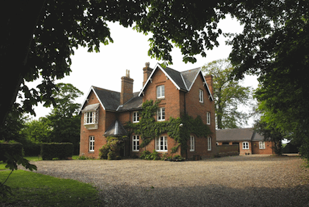 The old Flixton rectory as it stands today