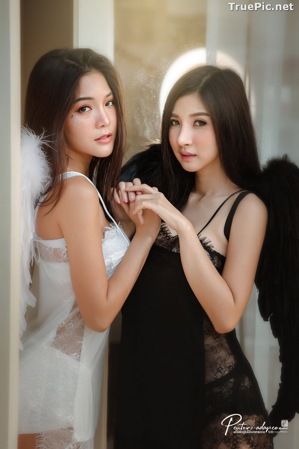 Image Thailand Model - Phitchamol Srijantanet and Pattamaporn Keawkum - Angel and Demon - TruePic.net - Picture-36