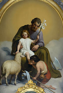 Joseph and Jesus with John the Baptist