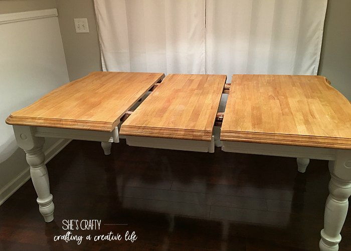 She's Crafty: How to Strip and Stain a dining room table