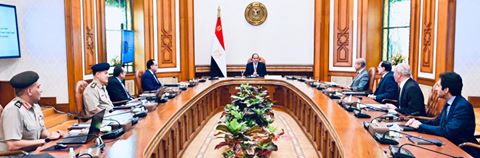 اجتمع "السيد الرئيس يتابع الموقف التنفيذي لمشروعات تنمية شمال سيناء".