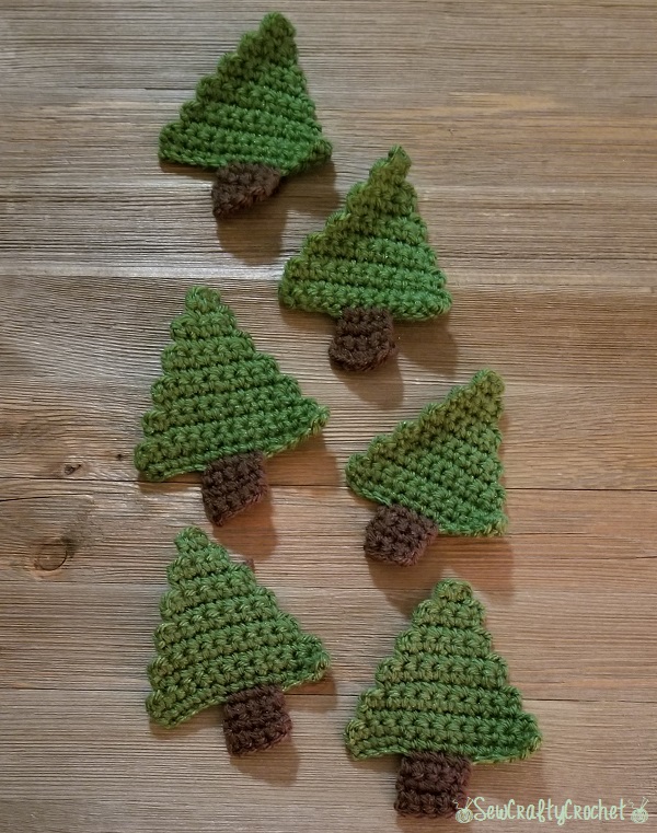 Crochet Christmas Tree Scarf Sew Crafty Crochet