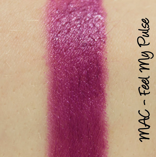 MAC Monday: Temperature Rising - Feel My Pulse Lipstick Swatches & Review