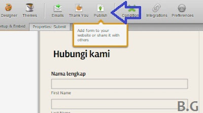 Cara Membuat Form Contact Us Menarik pada Blog