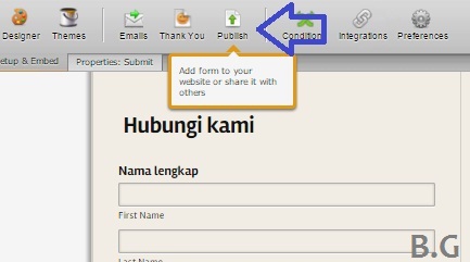 Cara Membuat Form Contact Us Menarik pada Blog