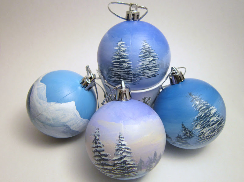 The CraftArty Kid (Old blog) Painting baubles