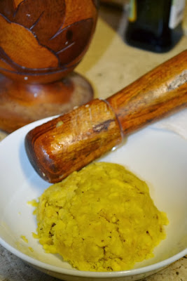 Mofongo With Shrimp by Over The Apple Tree