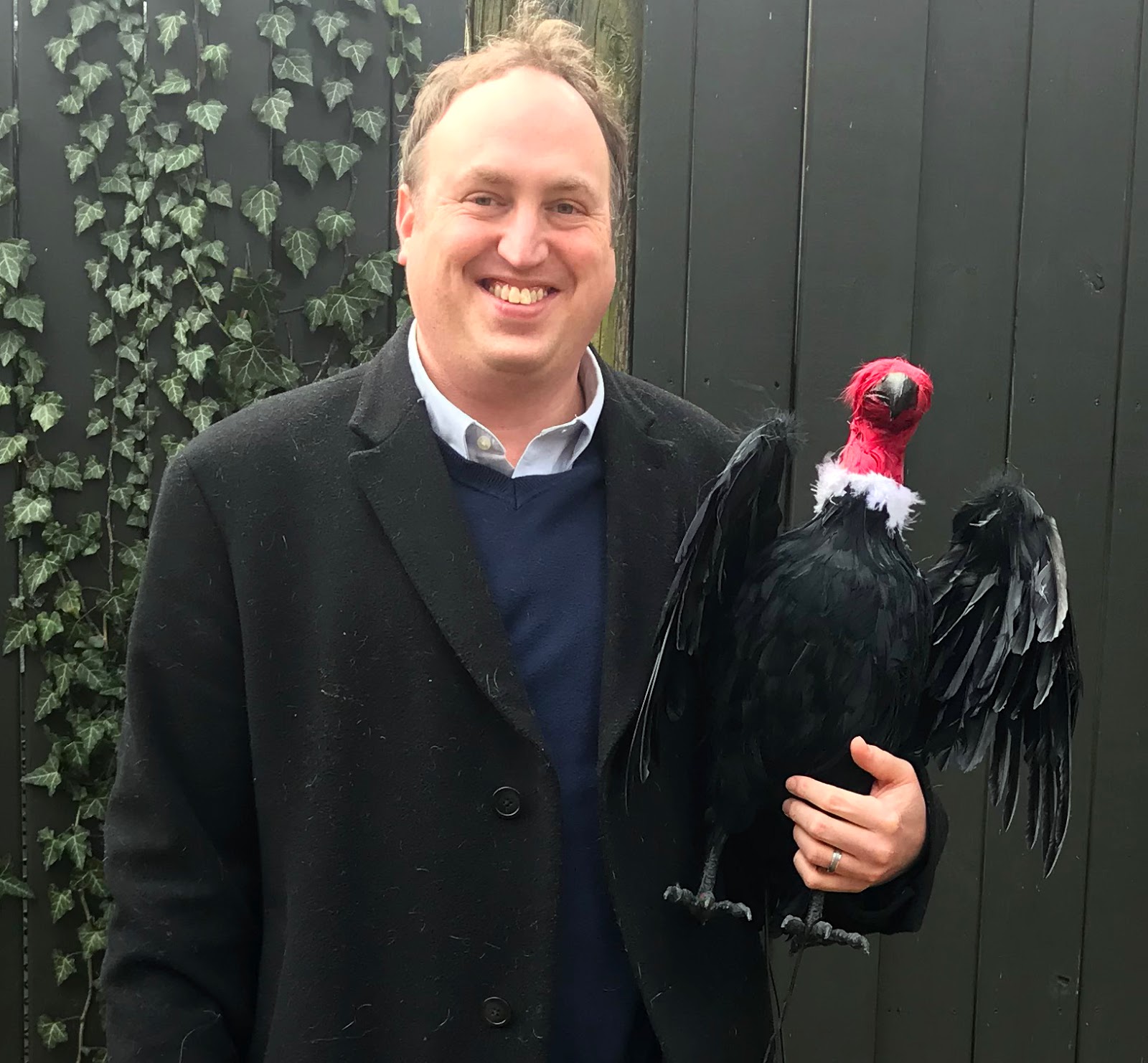 Midway Messenger City hangs model of vulture to keep others from roosting