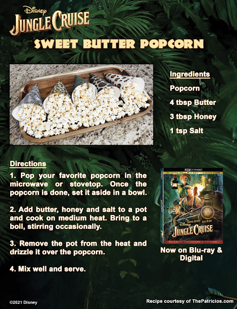 jungle cruise movie night snacks