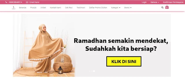 Mukena Larizka Untuk Kado Lebaran Ibu Tercinta