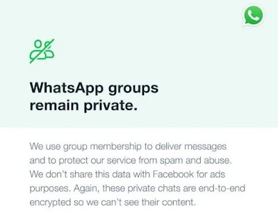 واتساب - WhatsApp تصدر بيانًا توضيحيًا حول سياسة الخصوصية الجديدة