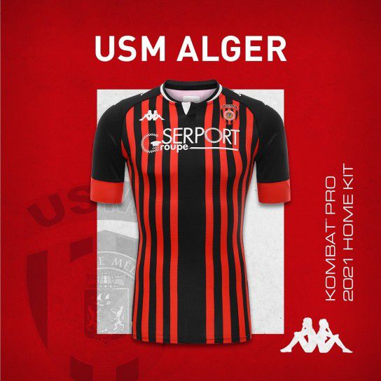 USMアルジェ 2021 ユニフォーム-ホーム