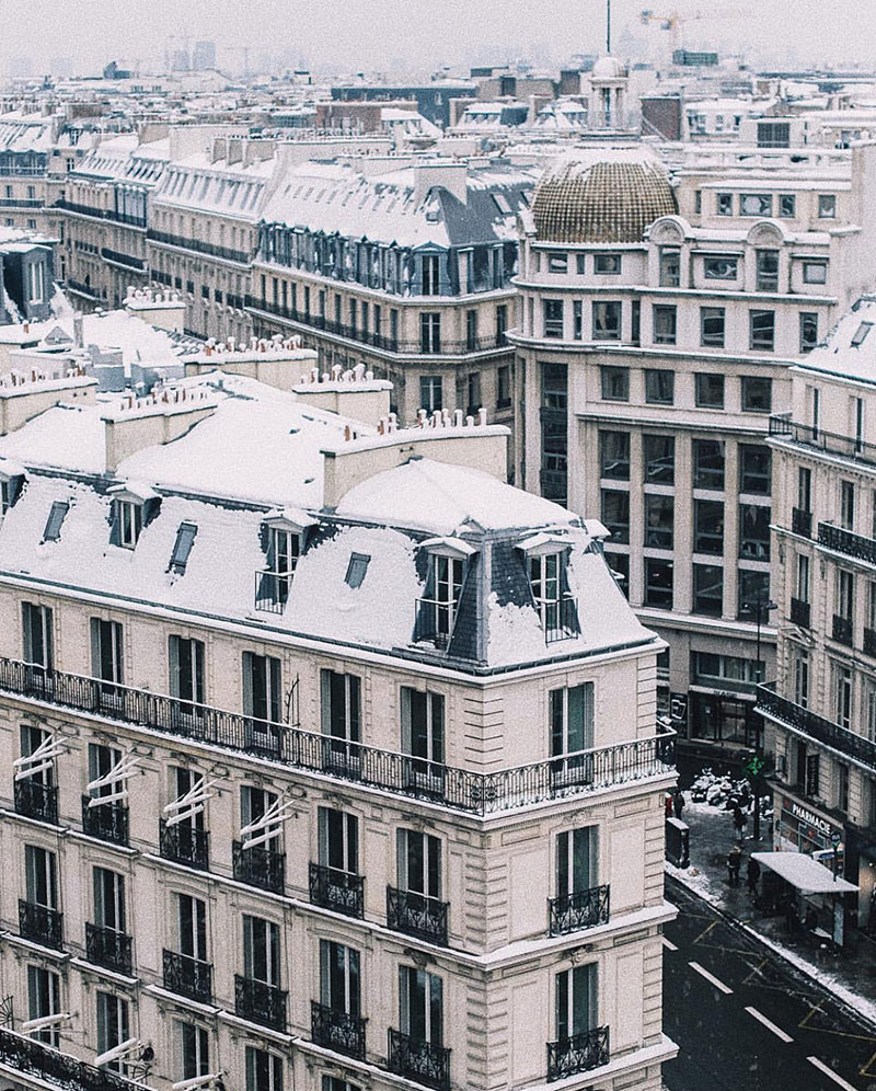 Weekday Wanderlust | From Instagram: Paris Sous La Neige / Paris in the Snow