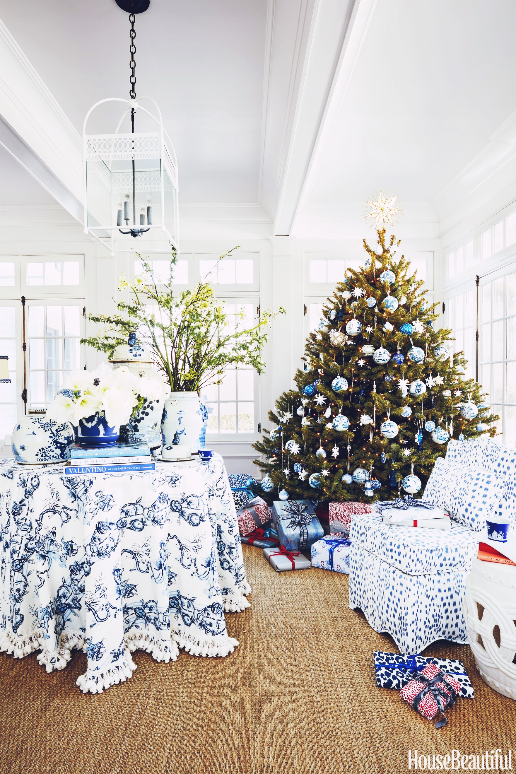 Holiday Inspiration: A Very Southern Christmas in a Connecticut Home Designed by Jenny Wolf Interiors