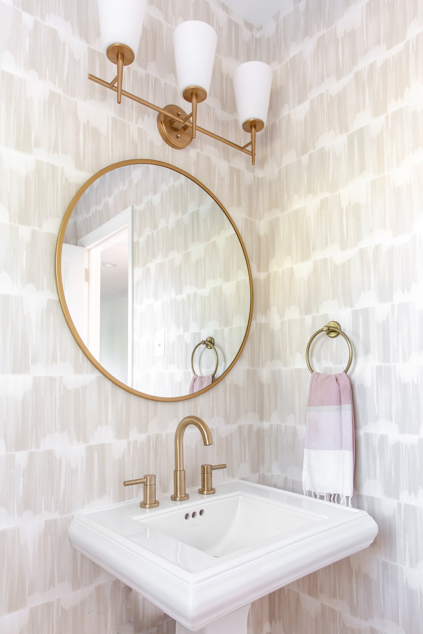 Before and After: Budget Friendly Powder Bath Remodel