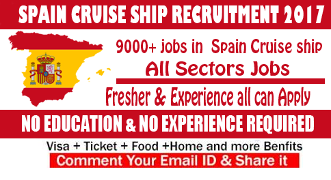 cruise ship jobs spain