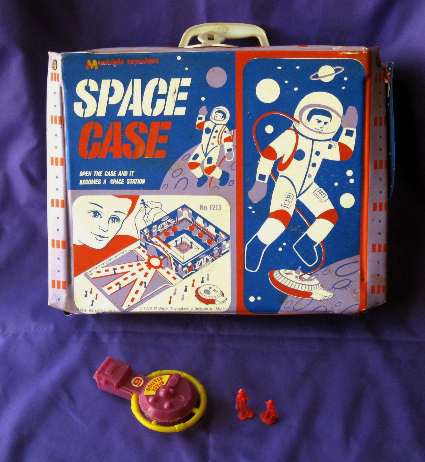 MOONBASE CENTRAL SPACE CASE BY MULTIPLE TOYMAKERS WITH A THUNDERBIRD 5
