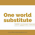 One word substitute 
