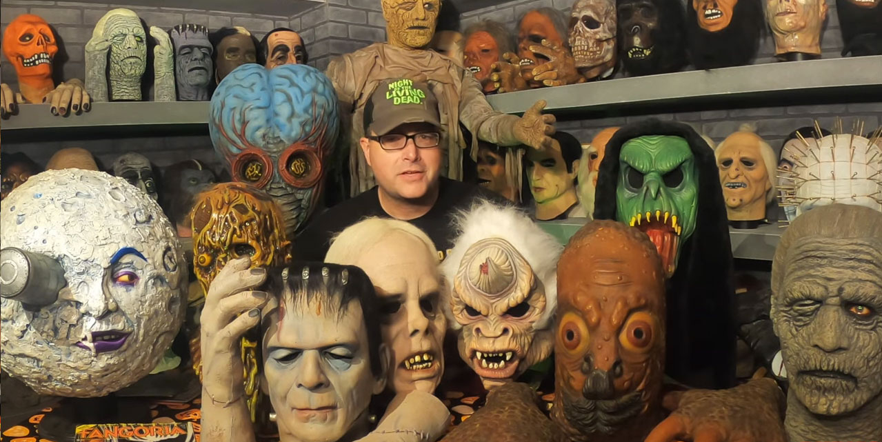 The Jaw-Dropping Halloween Mask Collection of Rudy Munis