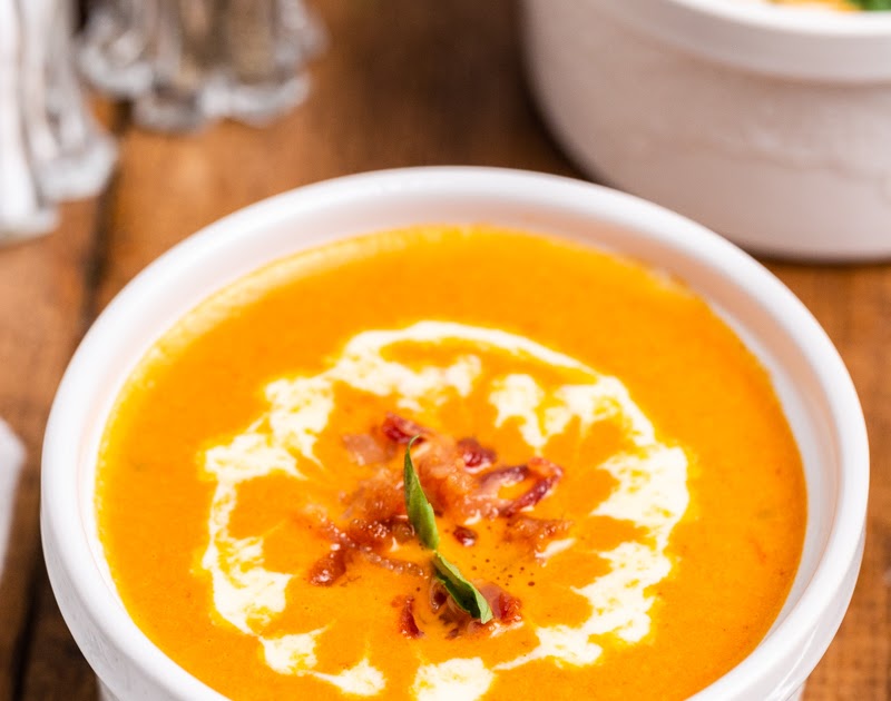 Keto Tomato Bisque with Bacon | Bobbi’s Kozy Kitchen