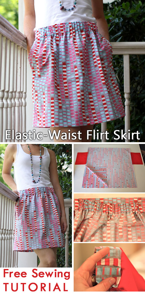 Tutorial: Elastic-Waist Flirt Skirt ~ Free-Tutorial.net