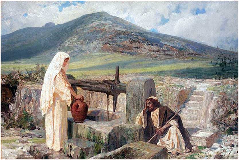 Pauca Verba The Samaritan Woman At The Well Vasily Polenov 1900 s Pauca Verba The Samaritan Woman At The Well Vasily Polenov 1900 s