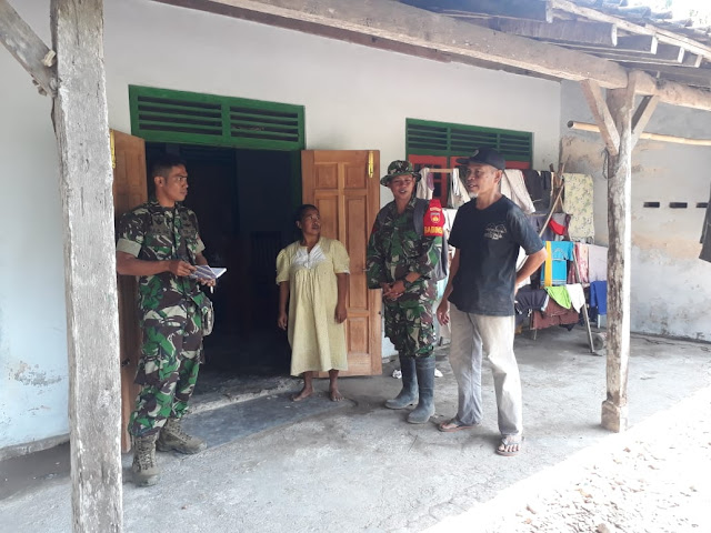 Rumah Parlan Akan Di Jadikan Tempat Inap Pasukan TMMD Reg 105   