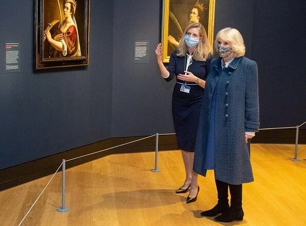 Prince Charles and the Duchess of Cornwall visited the Artemisia and the Titian: Love Desire Death exhibitions