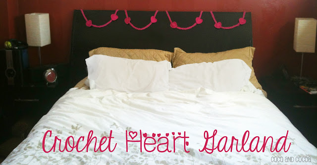 Crochet Heart Garland