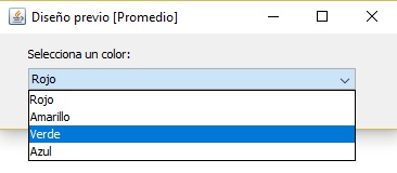 deshabilitar jcombobox al cambiar de ítem