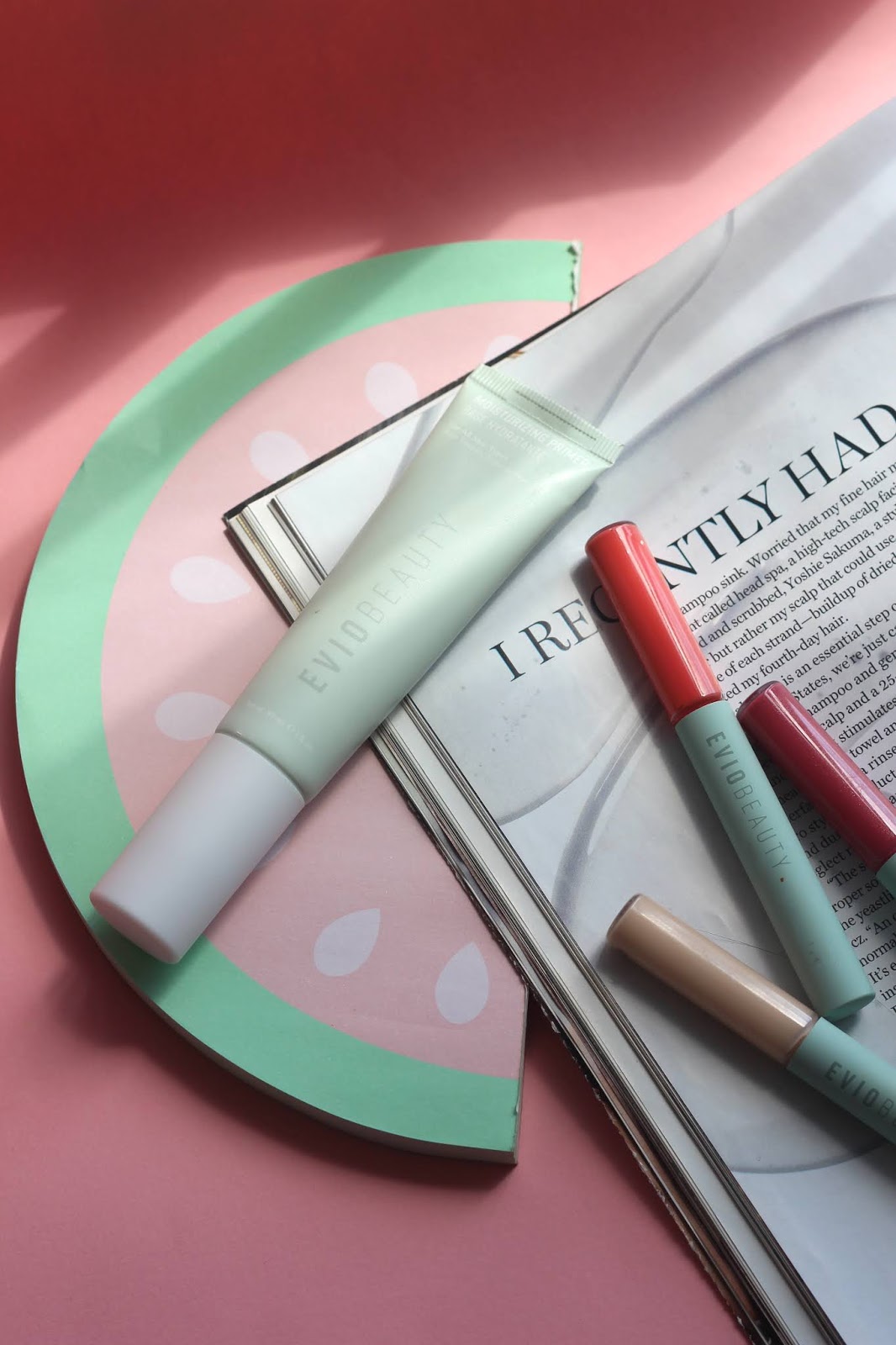 Evio Beauty Review (Primer, Concealer, Lip Gloss) The Pink Life by