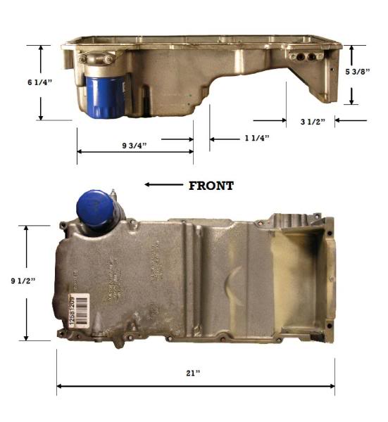 What LS oil pan for early Ford Falcon or Mustang swap with stock