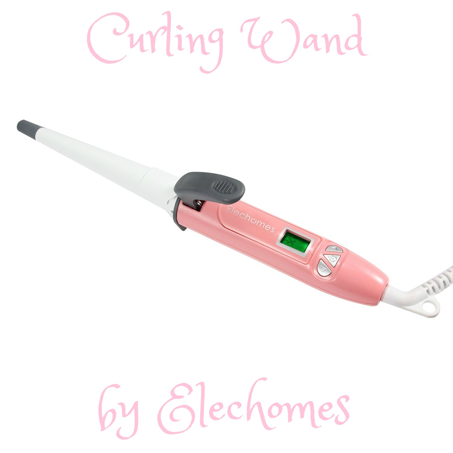 GlamRiver Ceramic Curling Wand by Elechomes