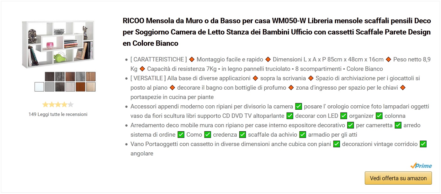 ricoo-mensola-libreria-amazon