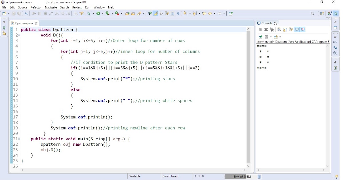 Basic Java Programs: D