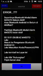 cara pakai alarm M45OTO cara pakai alarm M45OTO