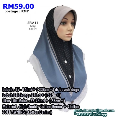 TUDUNG AFINA NUR KASIH SAIZ M