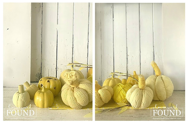 faux finish,farmhouse style,home decor,thrifted,colorful home,diy decorating,Thanksgiving,Sweet Sweater Pumpkins,fall,DIY,painting,boho style,Halloween,fall home decor,decorating with pumpkins,pumpkin decorating,painted pumpkins,color spectrum decor.