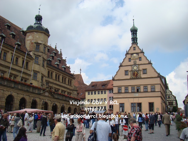 Que hacer, a donde ir, que visitar en Rothenburg. Un día en Rothenburg. Plaza del Mercado