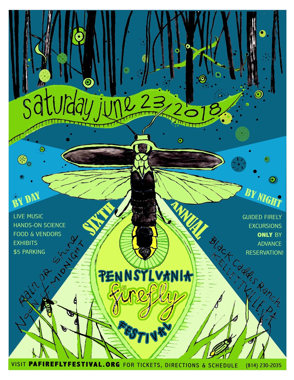 The 7th Annual PA Firefly Festival, June 22, 2019, 12noon to 12 midnight