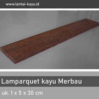 Lmapaquet kayu merbau lantai