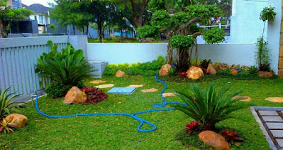 Jasa Pembuatan Taman Rumah Minimalis Surabaya