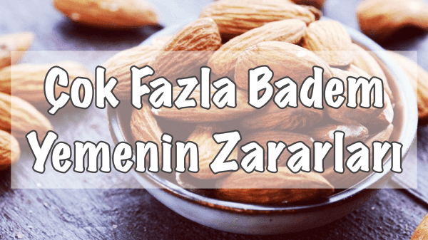 Çok Fazla Badem Yemenin Yan Etkileri Çok Fazla Badem Yemenin Yan Etkileri