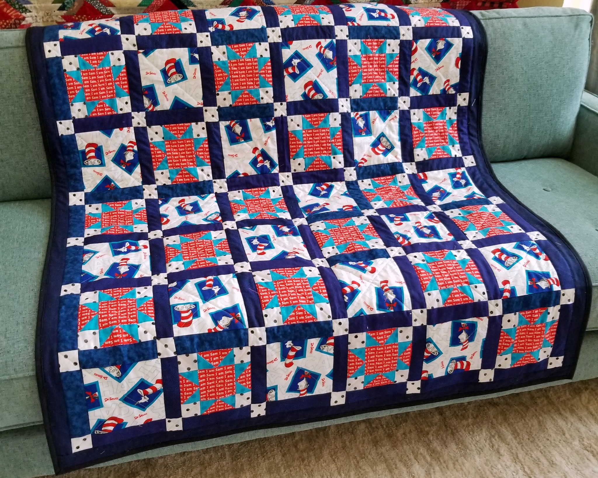 Weekly Finish 10 Dr. Seuss Quilt 2020