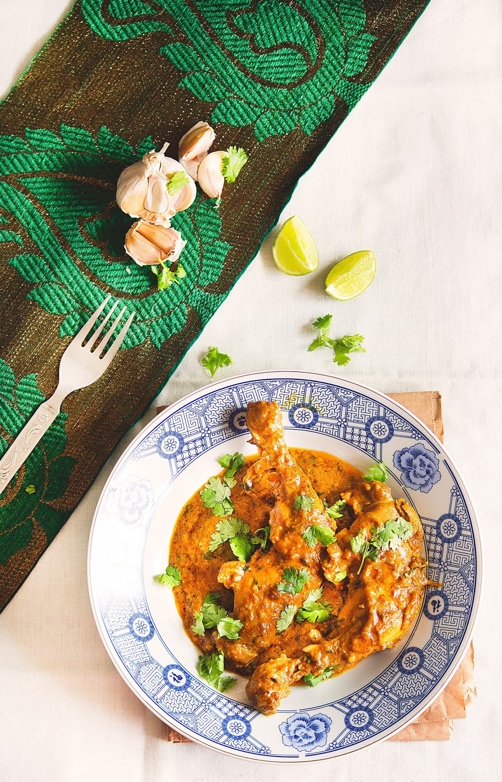 Lehsuni Murgh / Rosun Diye Mangsho / Garlic Chicken Curry