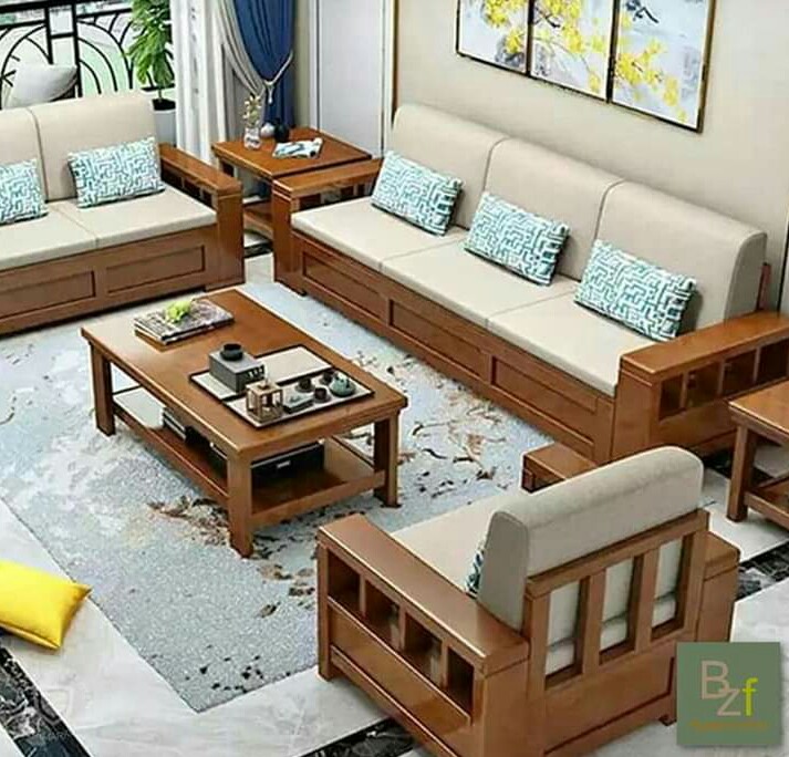 Pilihan Kursi Sofa Tamu Kayu Jati Terbaik dengan model dan bahan