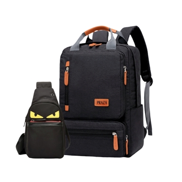 COMBO TÚI ĐEO CHÉO UNISEX THỜI TRANG VÀ BALO LAPTOP CÓ NHIỀU NGĂN BL182DC106 – PRAZA