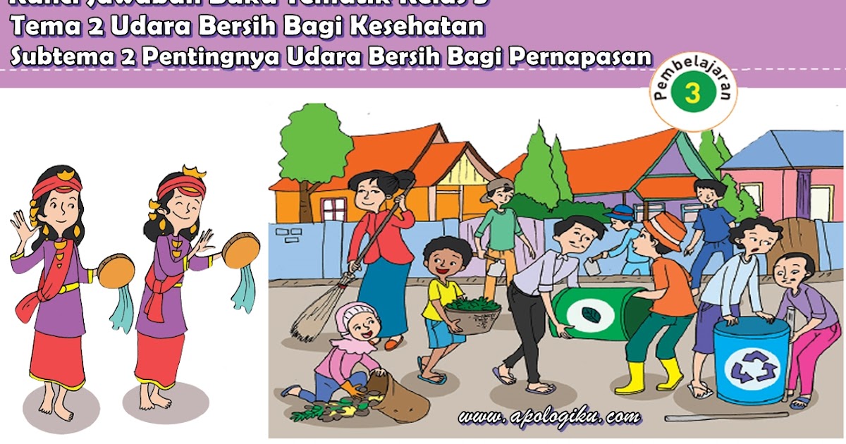 Kunci Jawaban Buku Tema 2 Kelas 5 Subtema 2 Pembelajaran 3
