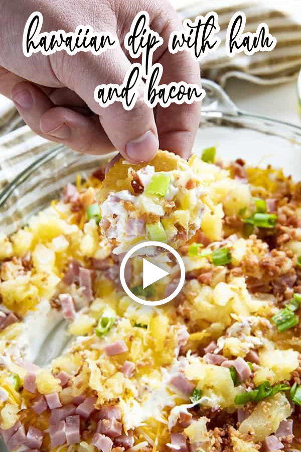 hawaiian dip with ham and bacon