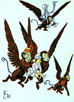 Winged monkeys flying monkeys Wizard of Oz